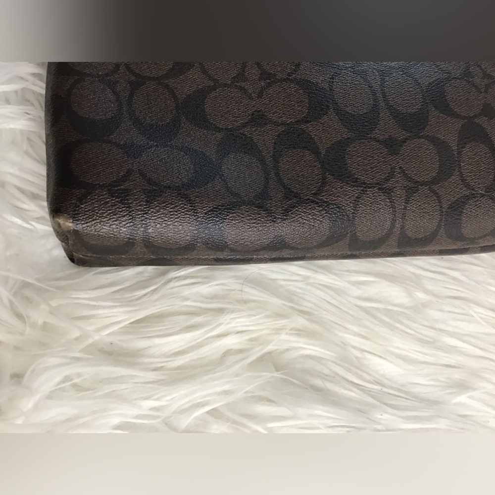 Coach Rowan File Bag Signature Shoulderbag Crossbody Black/Brown - Picture 15 of 16